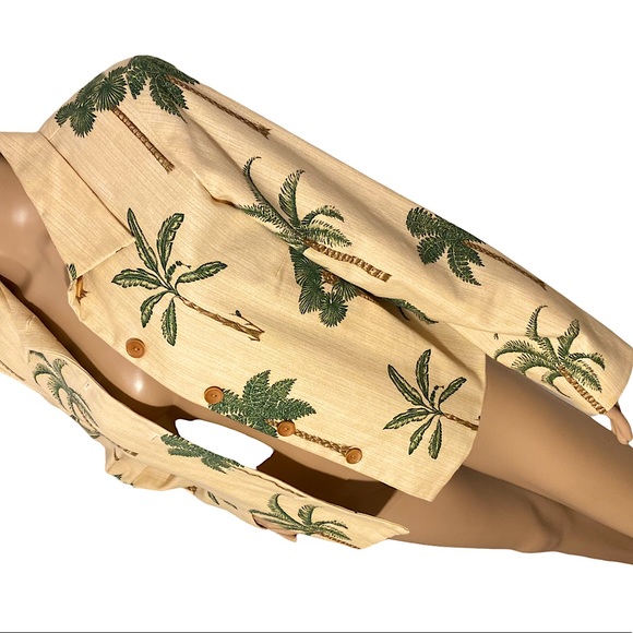 VINTAGE MAGGY LONDON PALM TREE BLAZER / SUIT JACKET  SZ 10 ๐ด - Picture 4 of 12